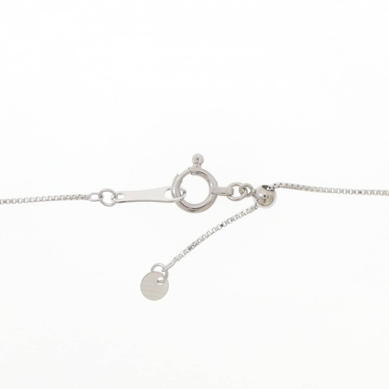 18KWG/K18WG ダイヤモンド ネックレス 0.37CT
