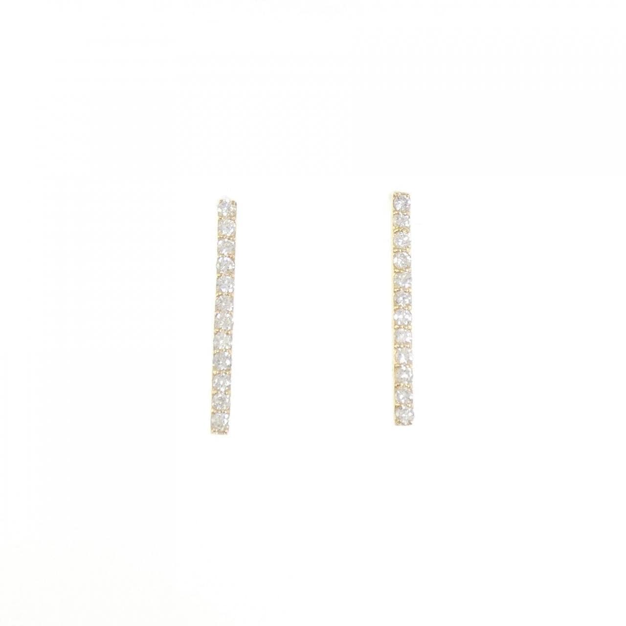 【リメイク】K18YG ダイヤモンド ピアス 0.40CT