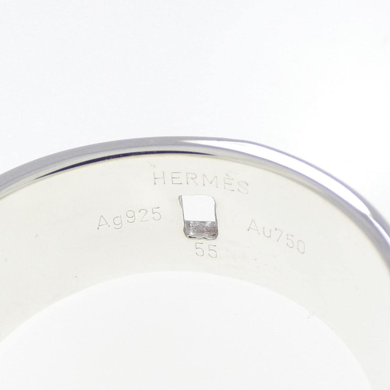 【ヴィンテージ】エルメス 925/750YG リング