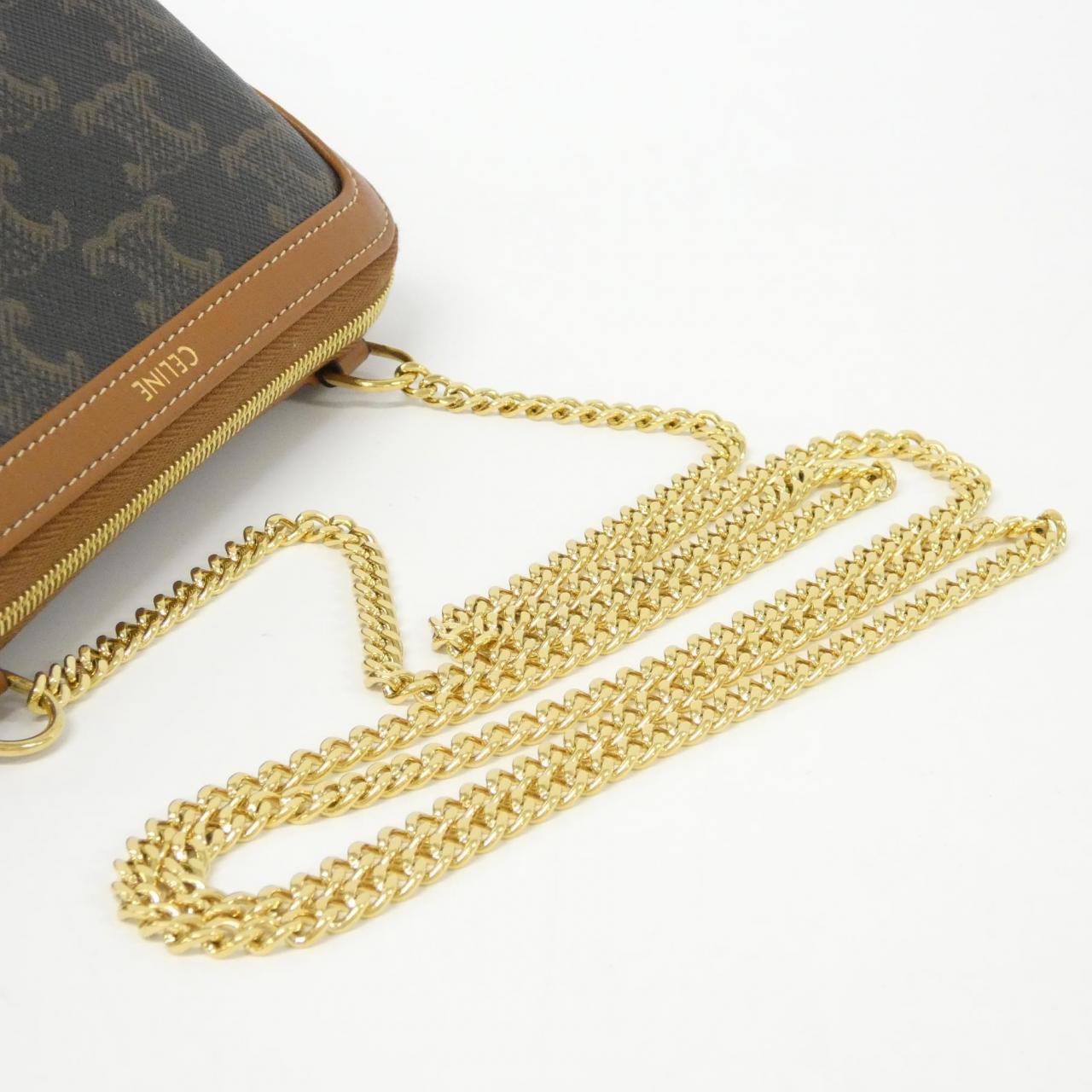 【新品】セリーヌ チェーン クラッチ 10E382CBX ショルダーバッグ