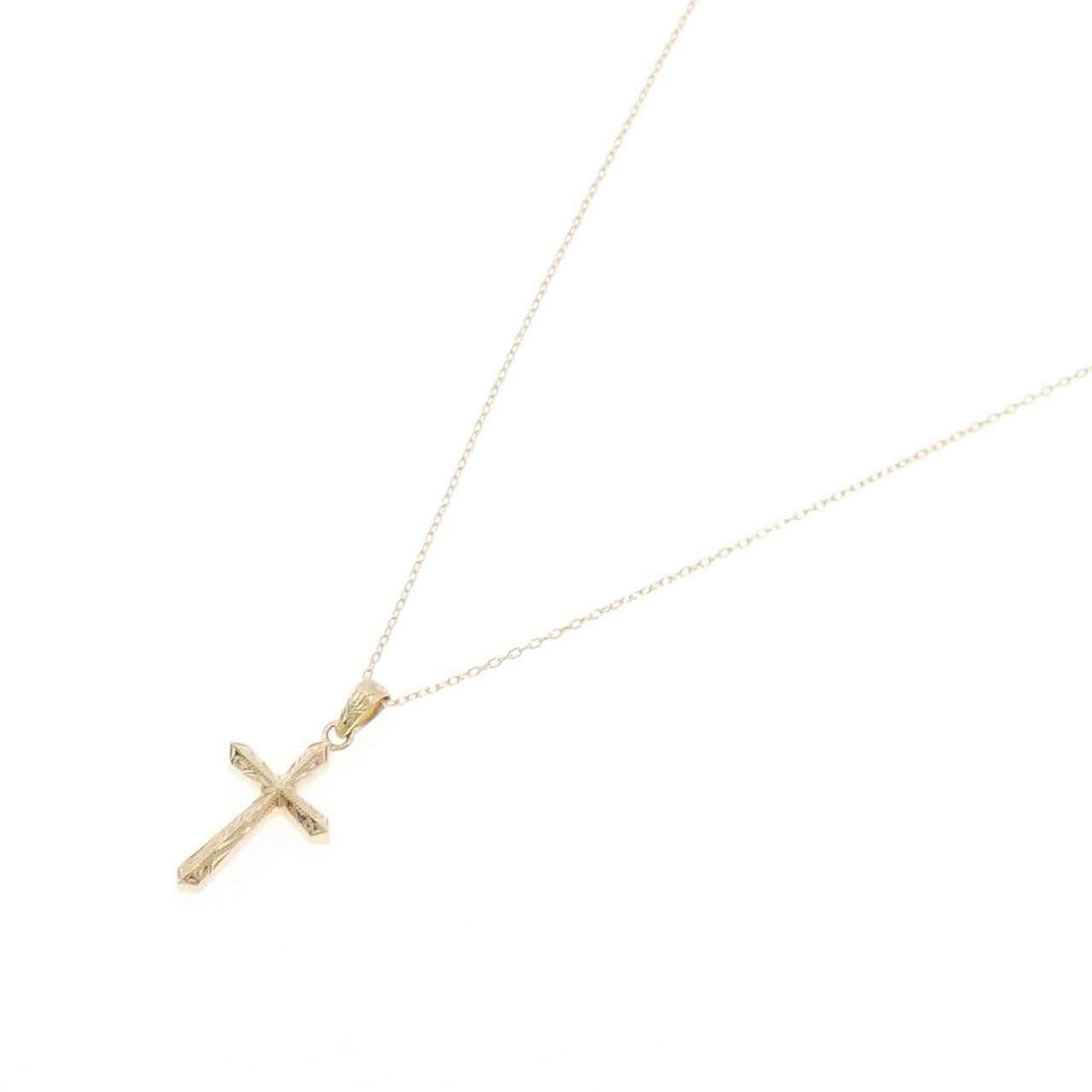 14KYG/K14YG クロス ネックレス