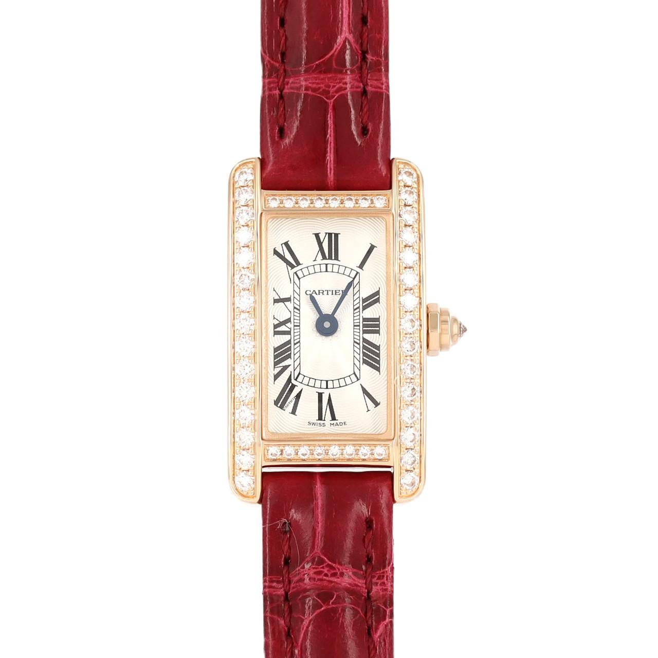 Cartier Mini Tank American PG/D WJTA0026 PG/RG Quartz