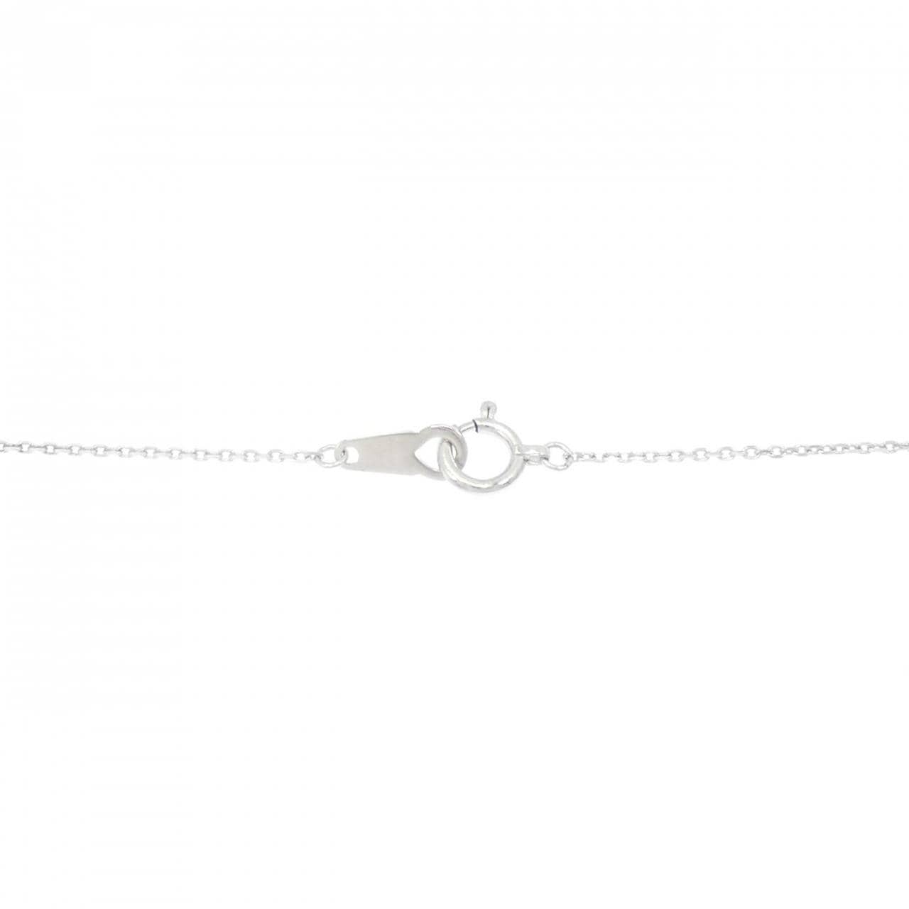 K18WG ハート ダイヤモンド ネックレス 1.10CT