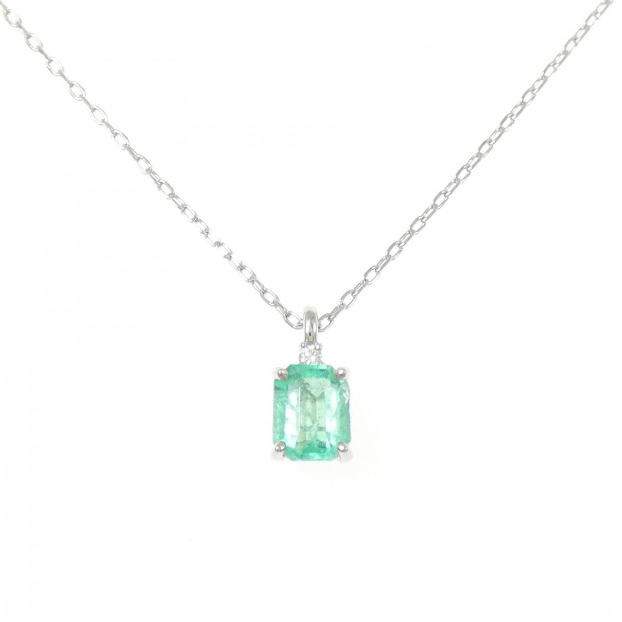 ジーエスティービー エメラルド ネックレス 0.30CT