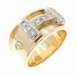 K18YG/K18WG ダイヤモンド リング