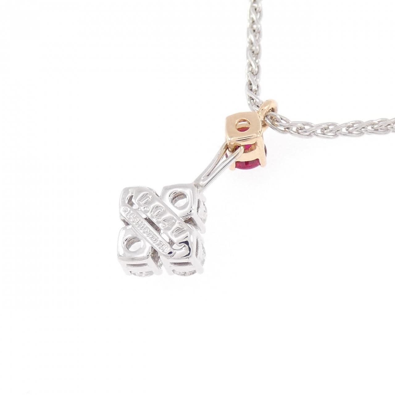 ピキョッティ ルビー ネックレス 0.16CT