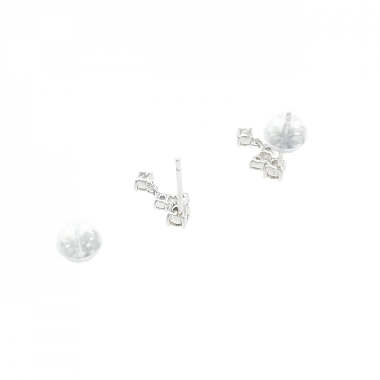 PT900 ダイヤモンド ピアス 0.24CT