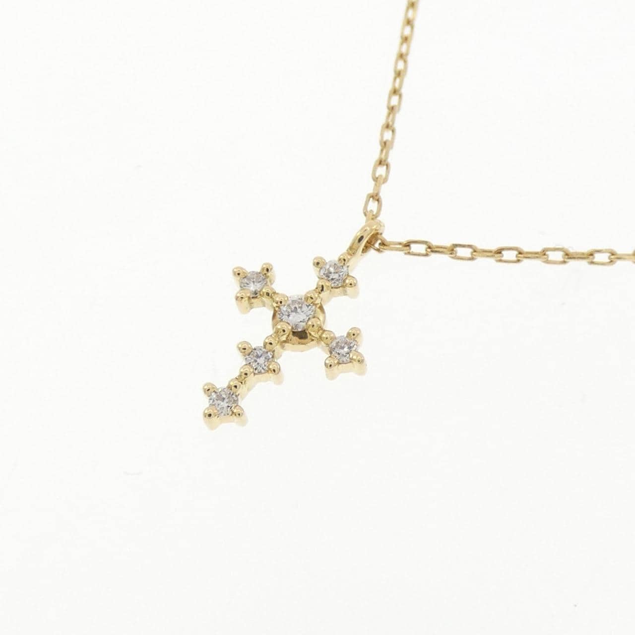アーカー シェリークロス ネックレス 0.02CT