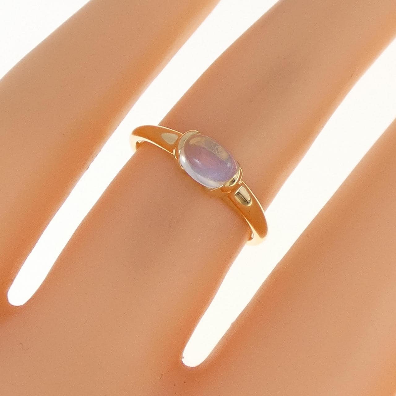 K18YG Moonstone ring