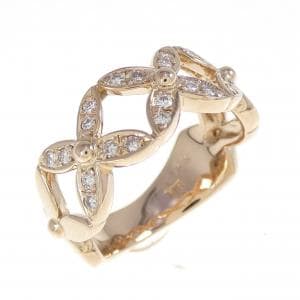 K18PG ダイヤモンド リング 0.26CT