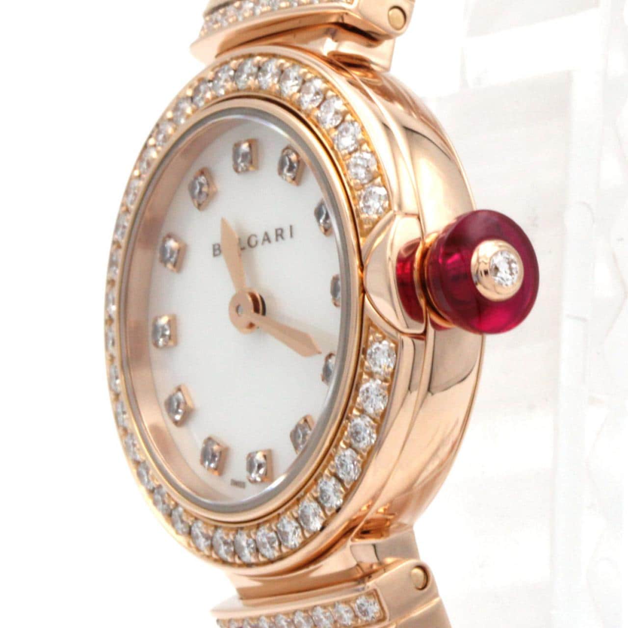 ブルガリ ピッコラルチェア PG/D･12P･ブレスD LUP23G/LUP23WGDGD1/12 PG･RG クォーツ