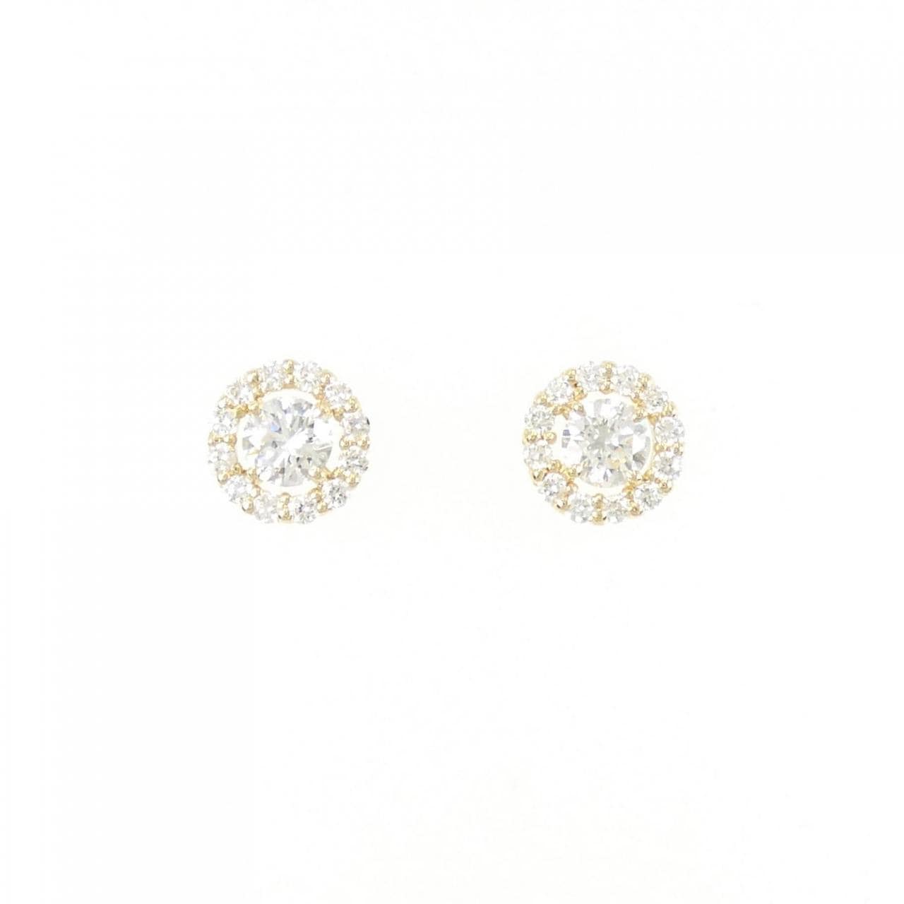 [BRAND NEW] K18YG Diamond earrings 0.239CT 0.237CT G VS1 VG