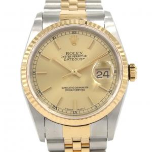 ロレックス デイトジャスト 16233 SSxYG 自動巻 X番