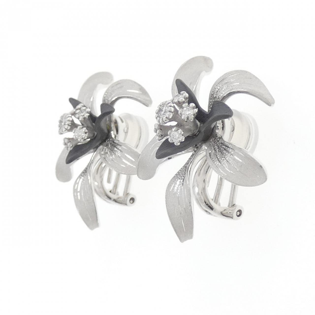 松井久子 ダイヤモンド イヤリング 0.30CT