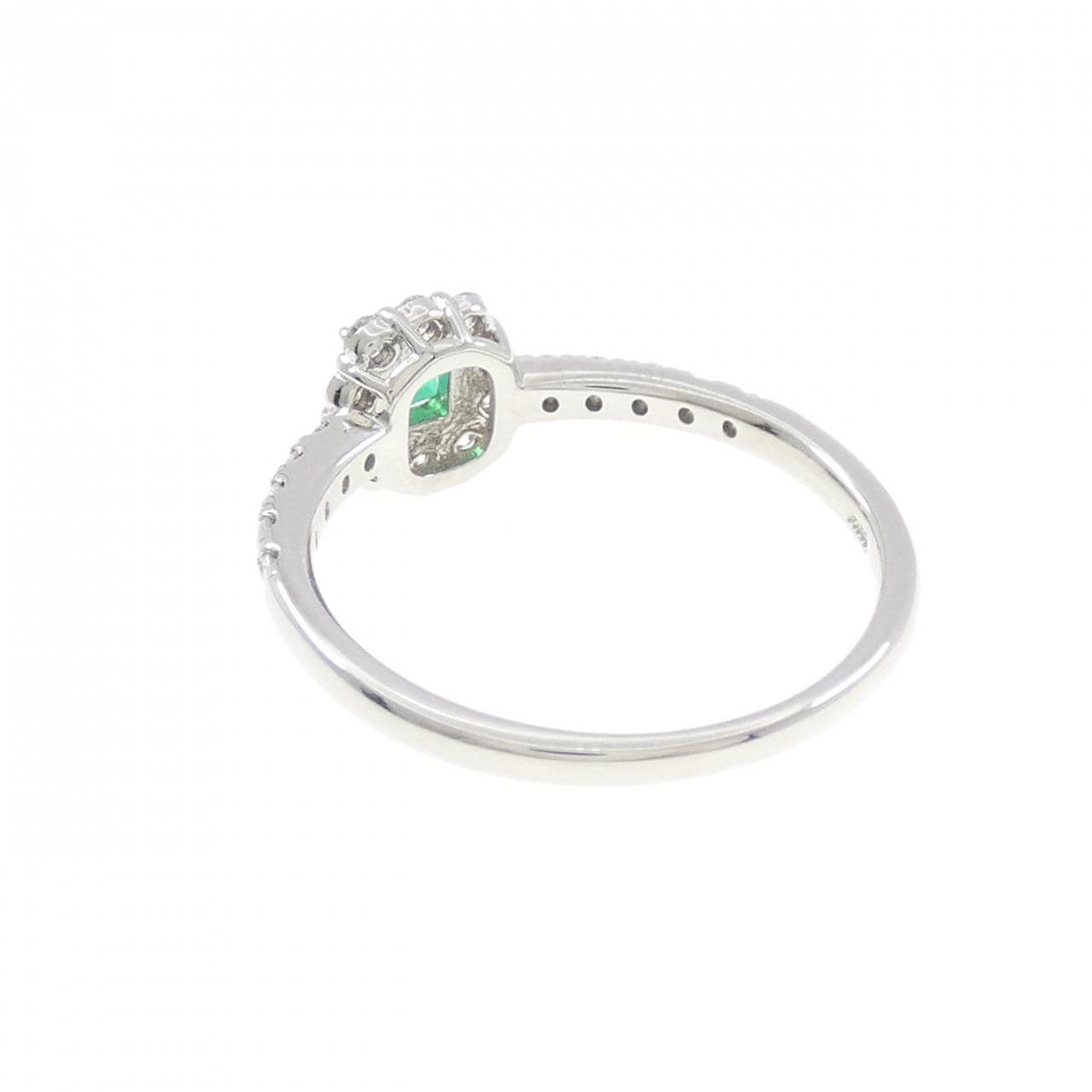 PT950 エメラルド リング 0.21CT
