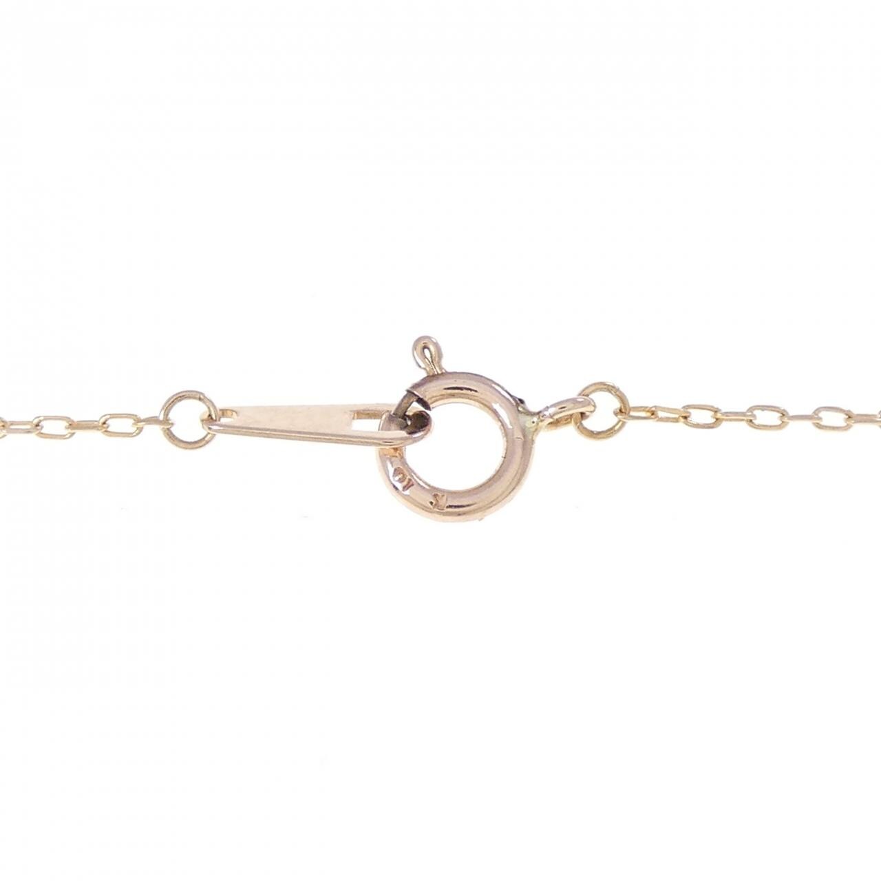 K10PG ダイヤモンド ネックレス 0.10CT