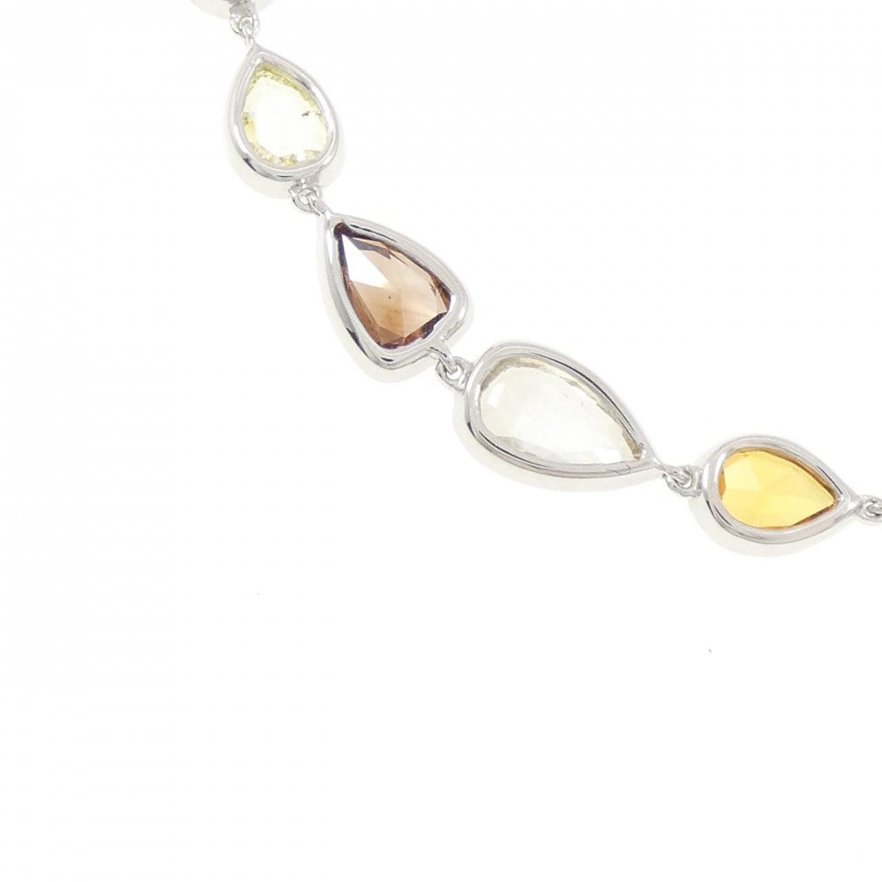 K18WG ダイヤモンド ネックレス 10.13CT