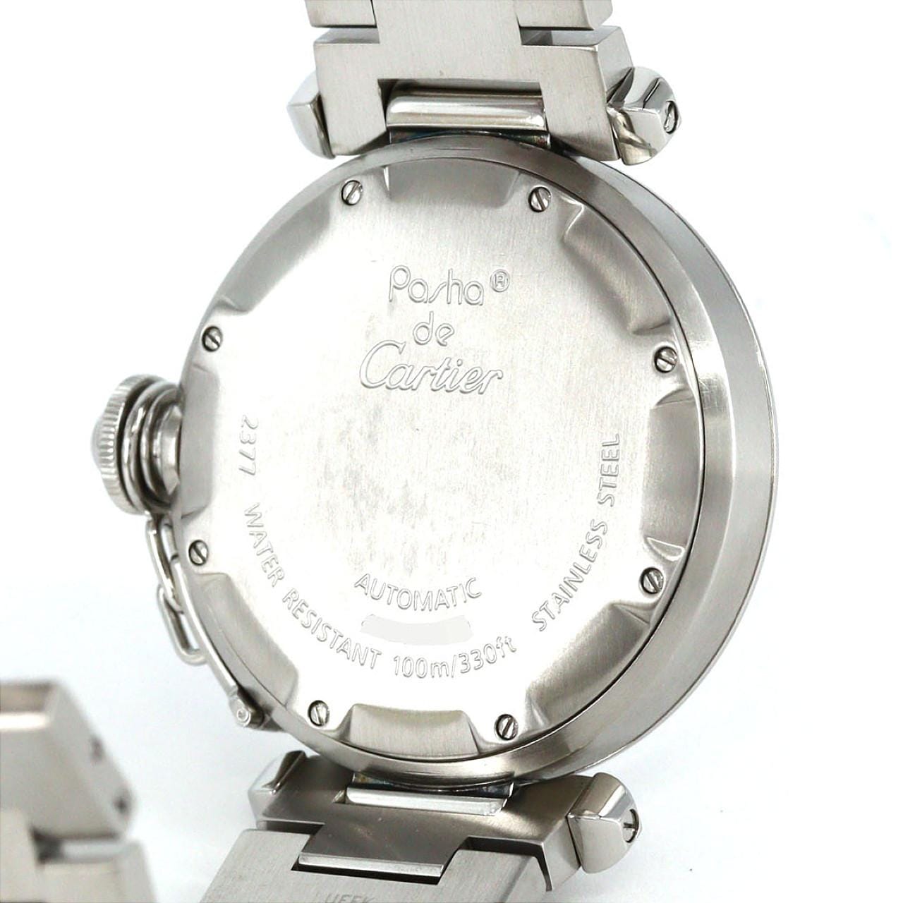 カルティエ パシャC GMT W31029M7 SS 自動巻