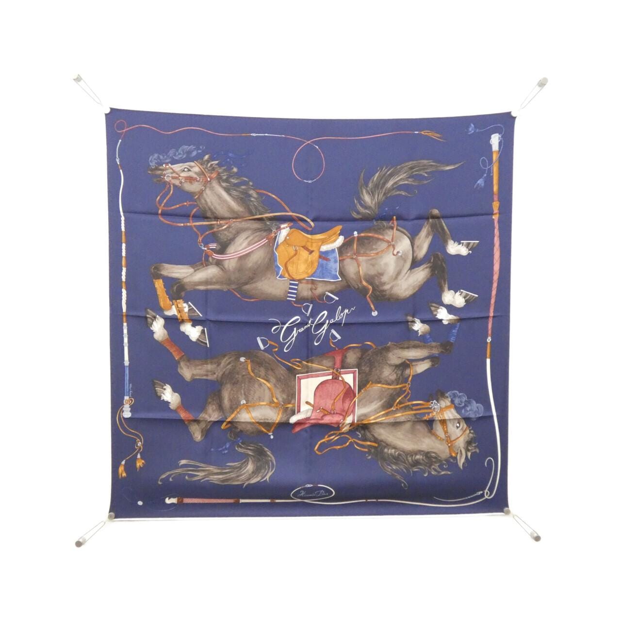 エルメス GRAND GALOP カレ 004311S スカーフ