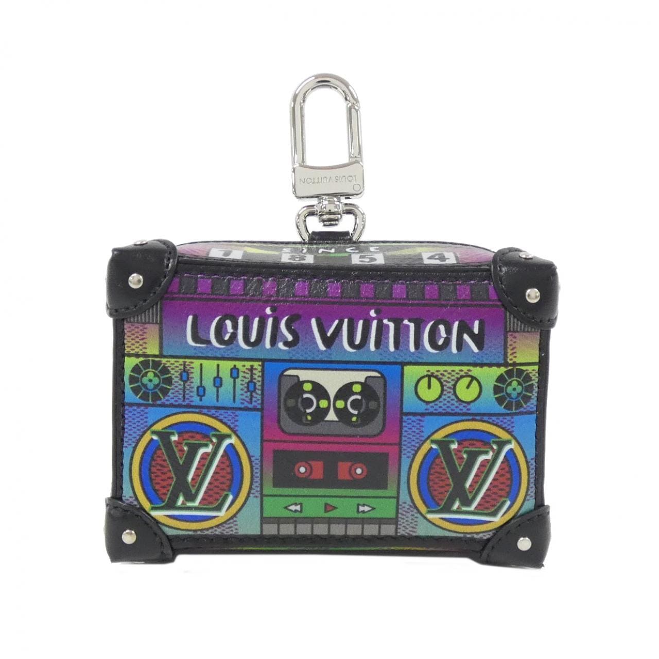 ルイヴィトン SINCE 1854 バッグチャーム LVステレオ マルチカラー M02395 バッグチャーム