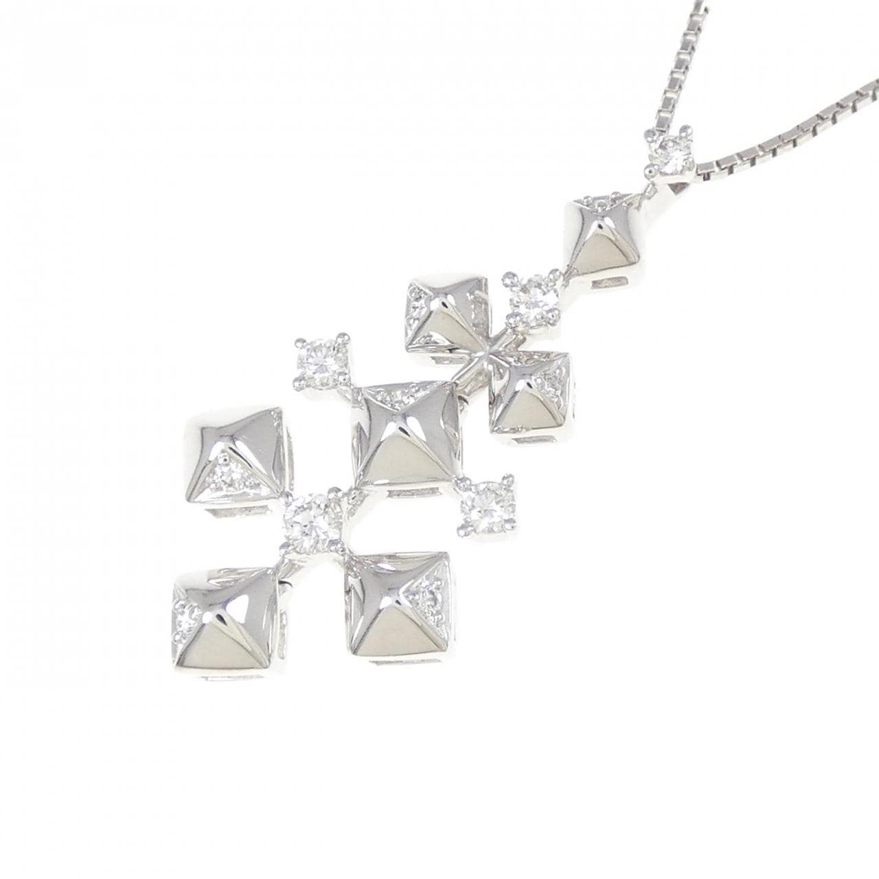 タサキ ダイヤモンド ネックレス 0.13CT