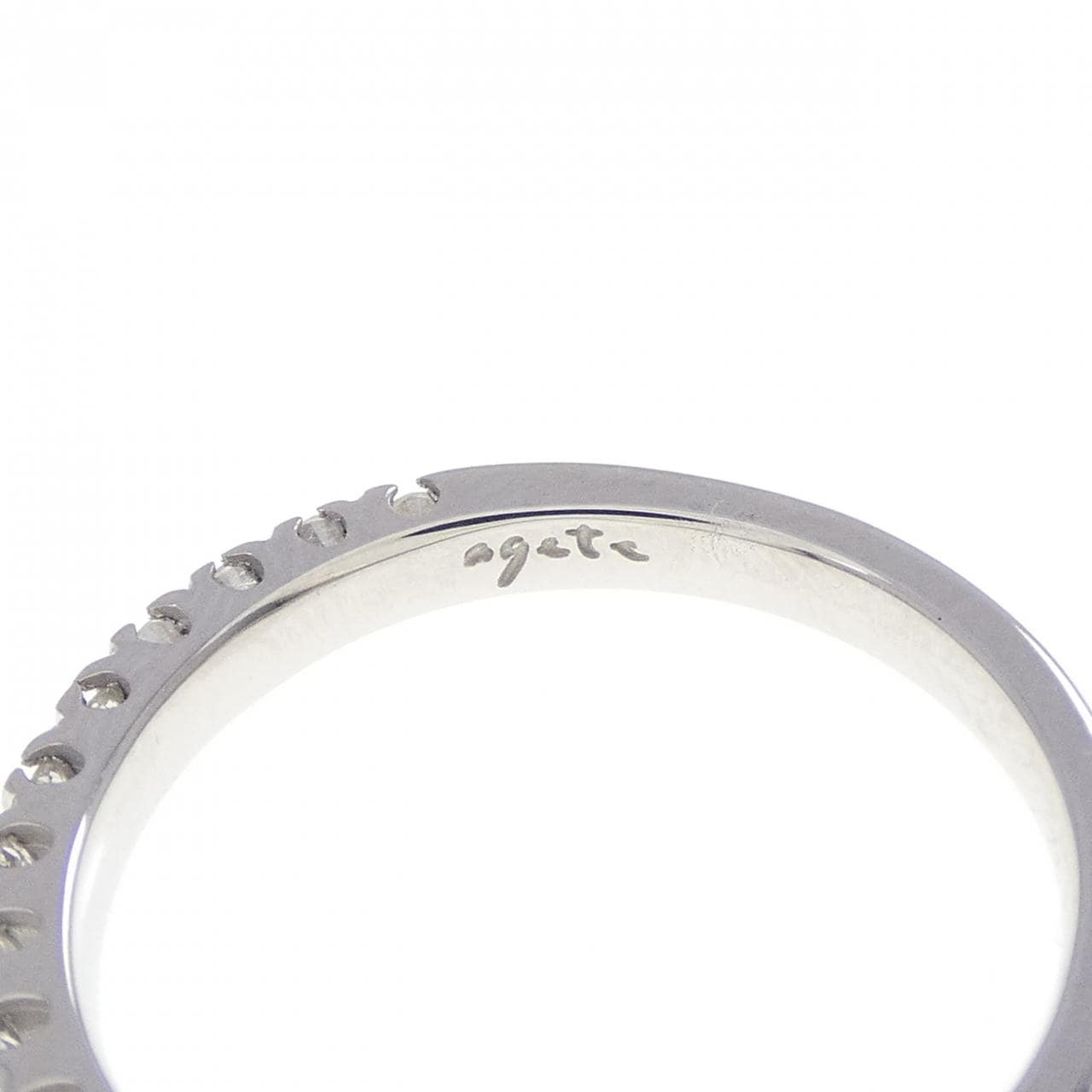 アガット ダイヤモンド リング 0.24CT