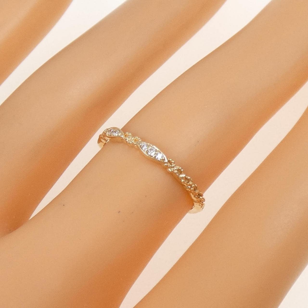 アガット ダイヤモンド リング 0.06CT