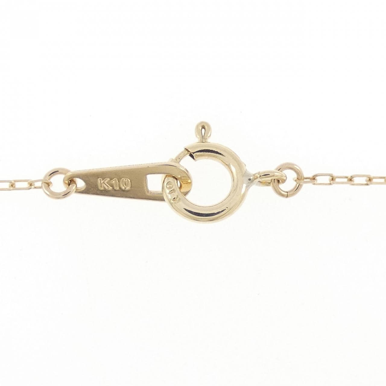 K10YG ハート ダイヤモンド ネックレス 0.05CT