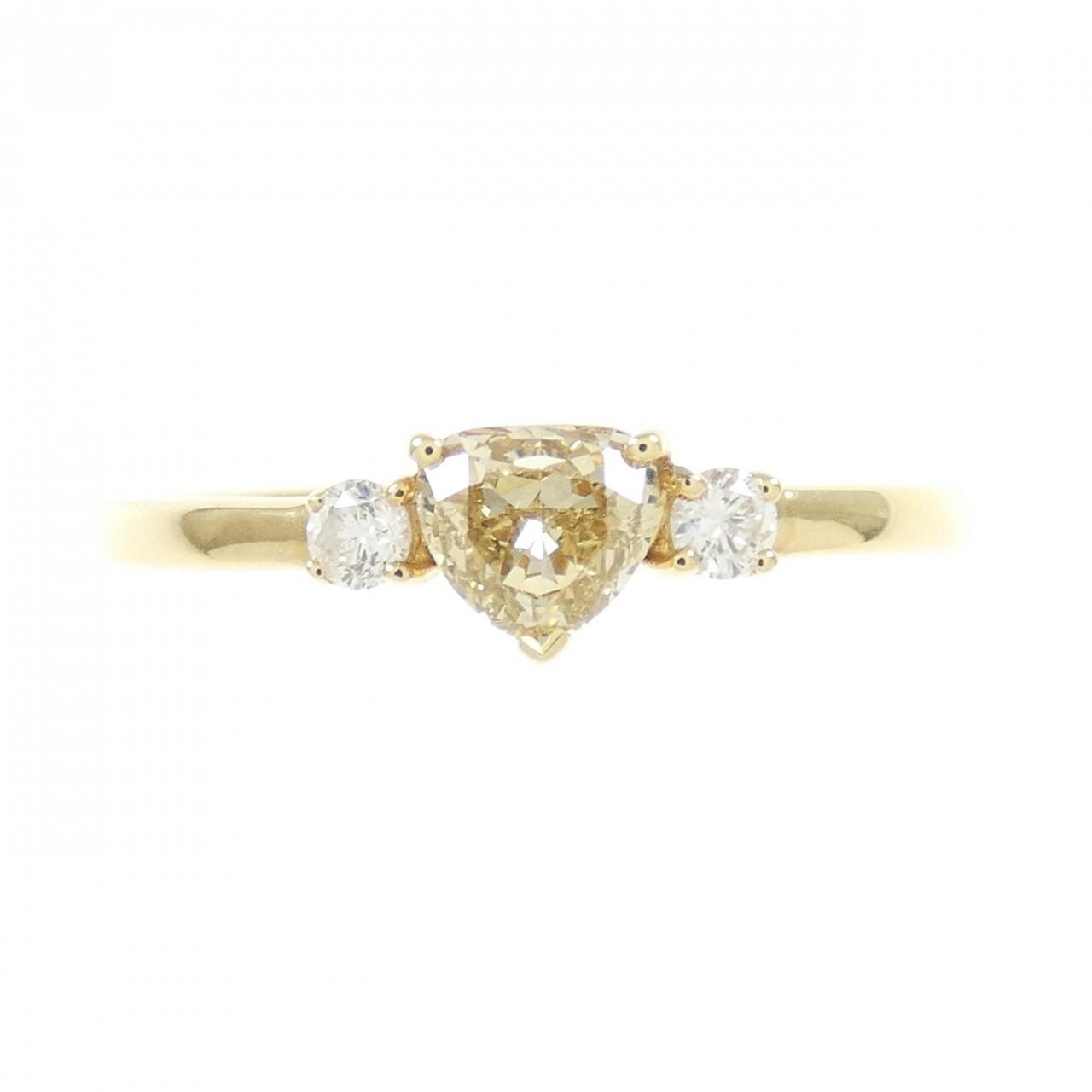 【新品】K18YG ダイヤモンド リング 0.37CT