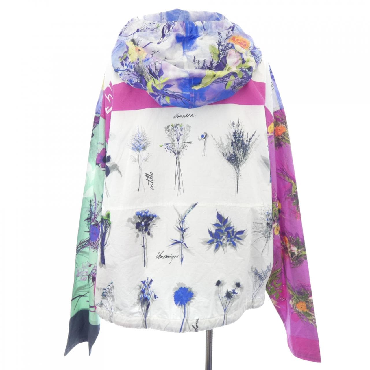 ルイヴィトン LOUIS VUITTON フラワーポプリンパッチワークフーディ HIS79WTXB パーカー