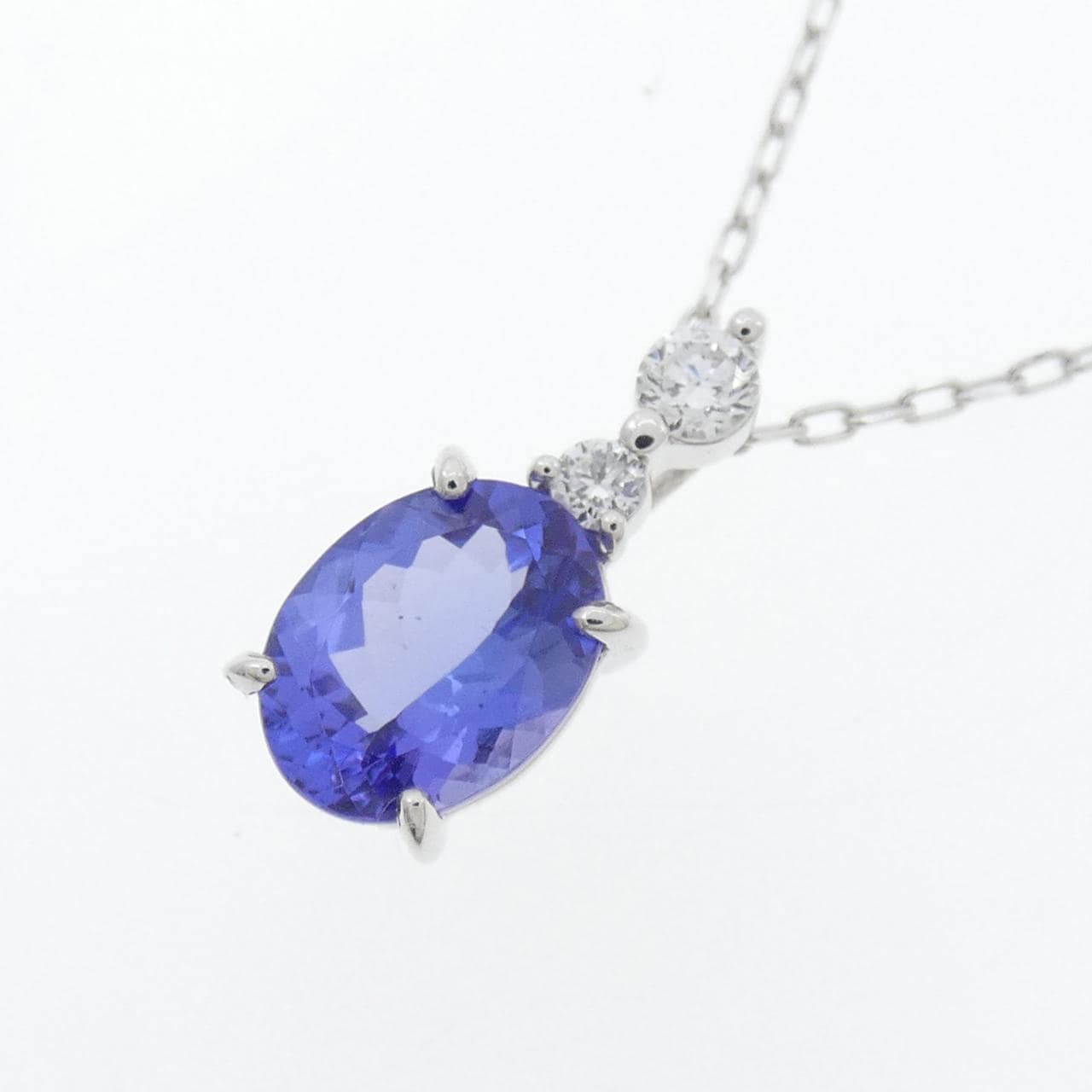 K18WG タンザナイト ネックレス 1.42CT