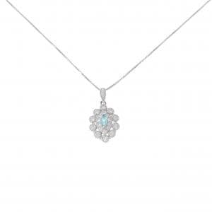 【新品】PT900/PT850 パライバトルマリン ネックレス 0.07CT