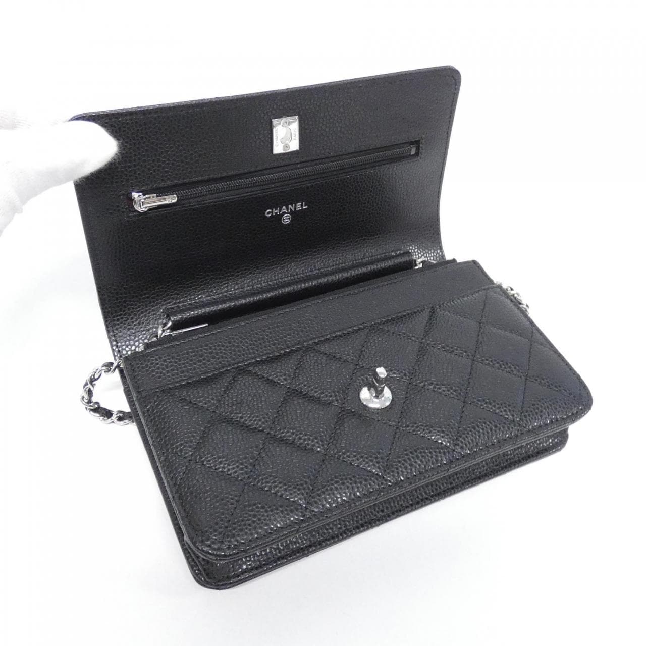 【未使用品】シャネル AP4241 チェーンウォレット