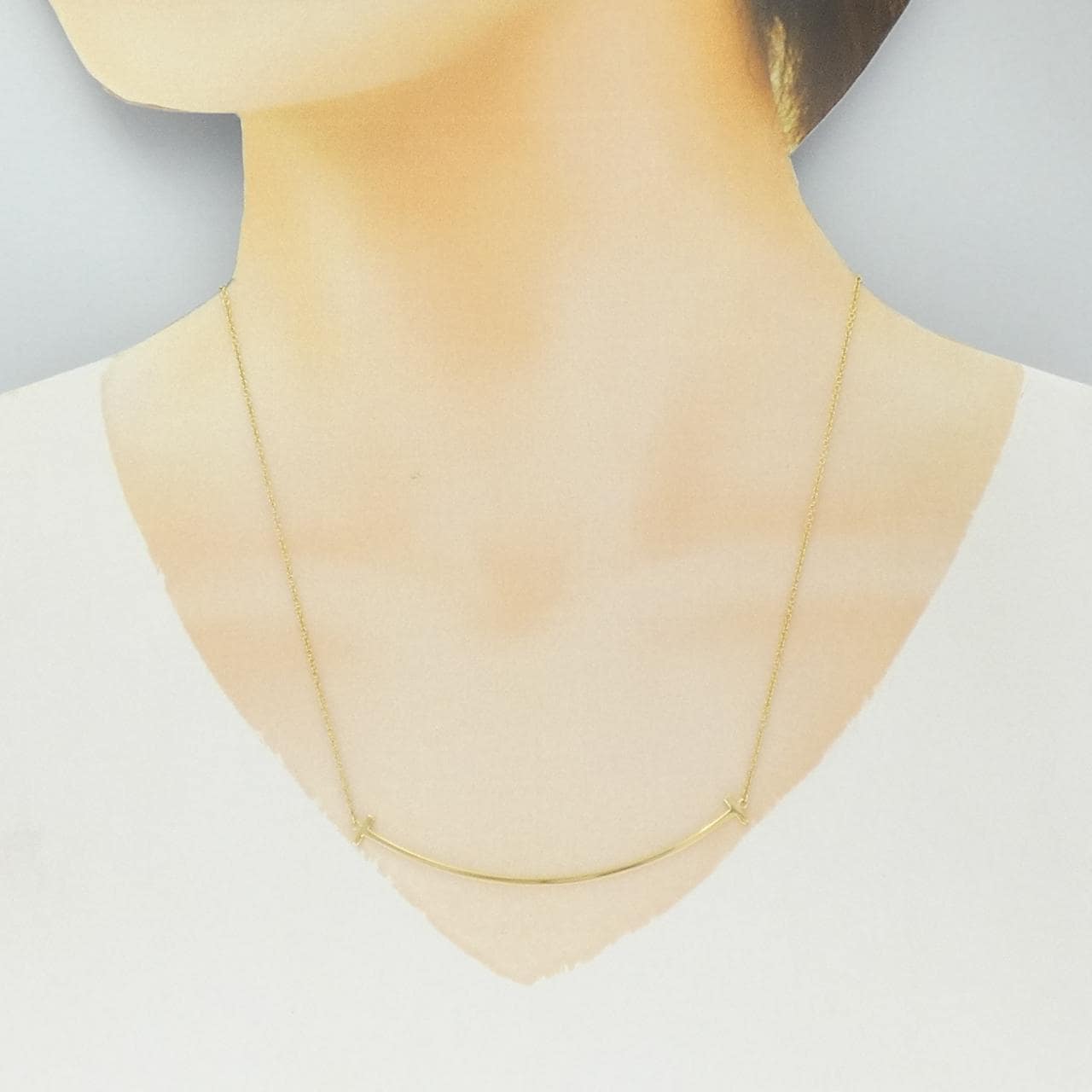 ティファニー Tスマイル ラージ ネックレス