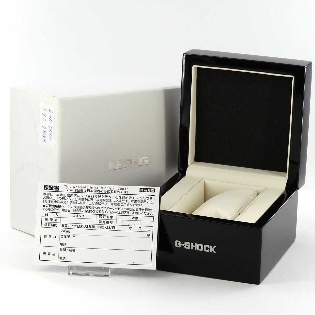 カシオ G-SHOCK･MR-G GPS 電波時計 MRG-G2000CB-1AJR TI ソーラークォーツ