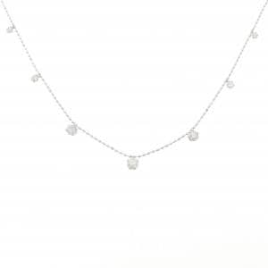 K18WG ダイヤモンド ネックレス 0.50CT