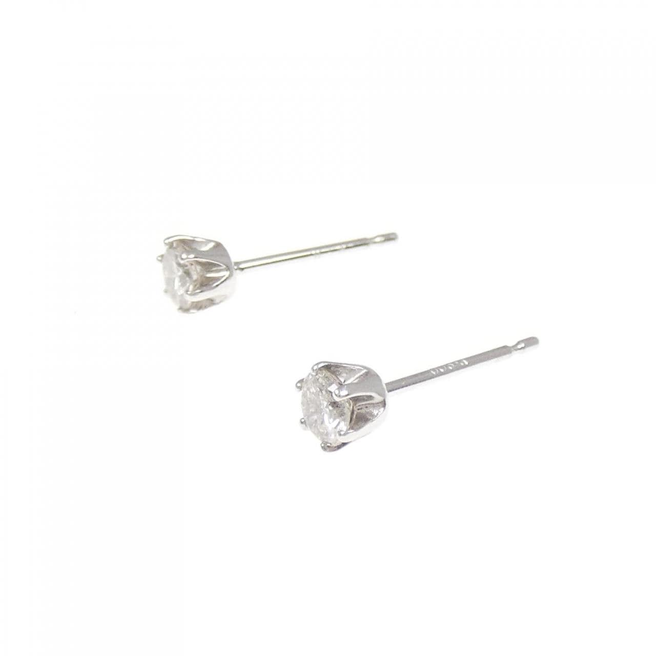 PT900单钻钻石耳环 0.30CT