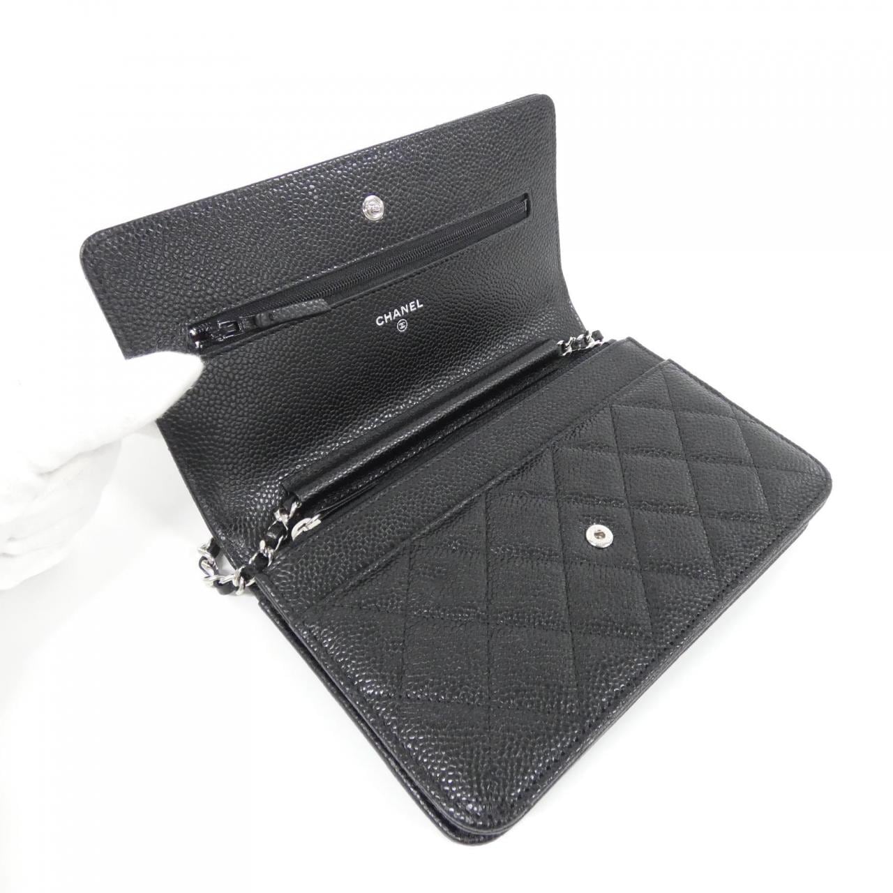 シャネル タイムレスクラシック ライン 33814 チェーンウォレット