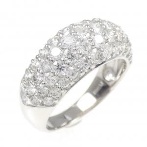 PT900 パヴェ ダイヤモンド リング 2.11CT