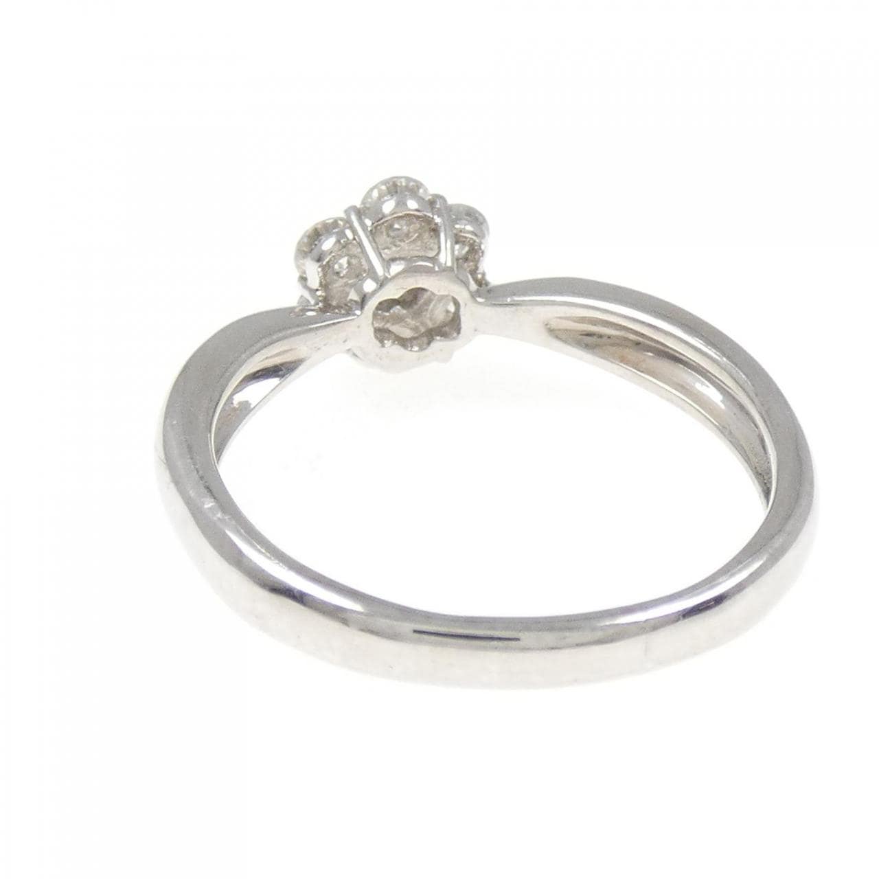 PT900 フラワー ダイヤモンド リング 0.50CT