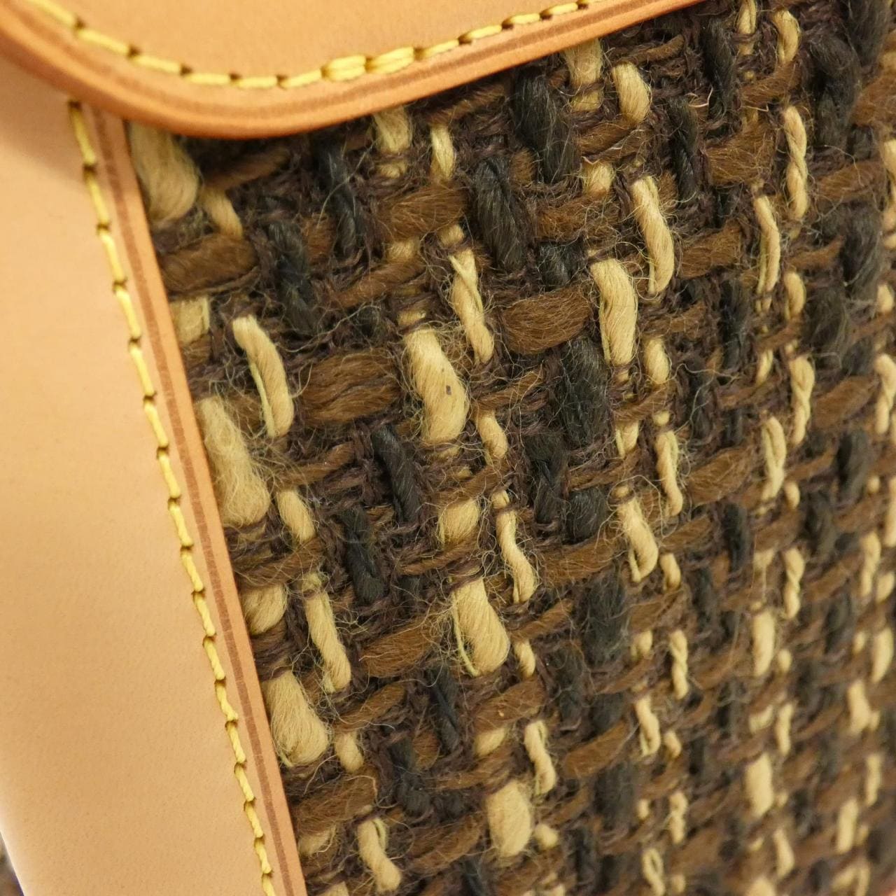 [vintage] LOUIS VUITTON Monogram Tweed Tweedy Zip M92821 Bag