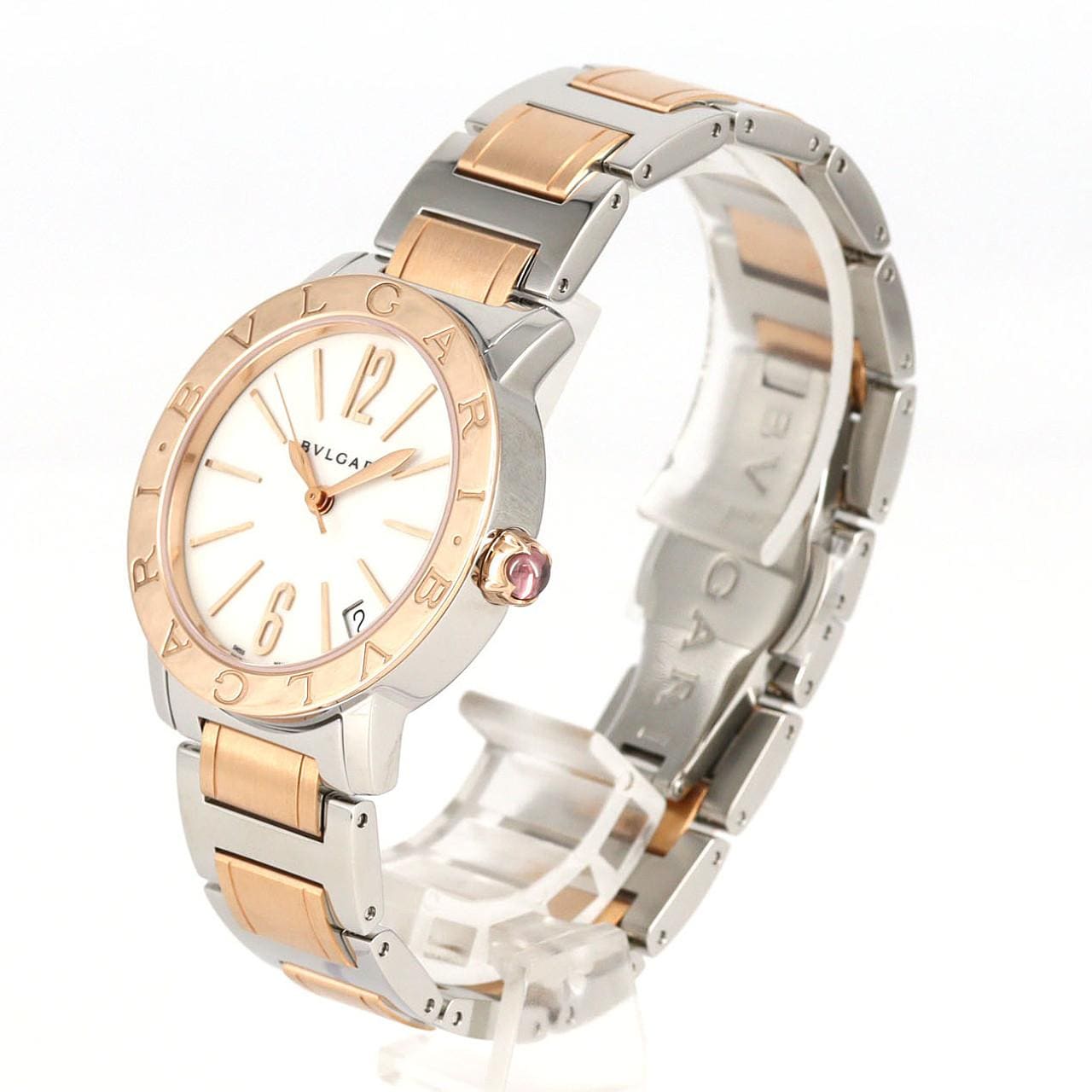 【新品】ブルガリ ブルガリブルガリ PGコンビ BBLP33SG/BBL33WSPGD SSxPG 自動巻