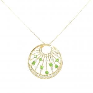 K18YG デマントイドガーネット ネックレス 0.51CT