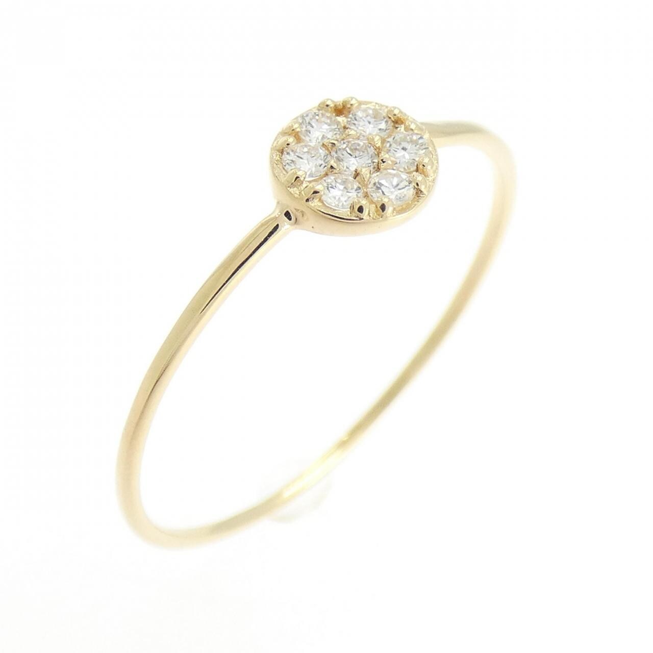 【リメイク】K18YG ダイヤモンド リング 0.10CT
