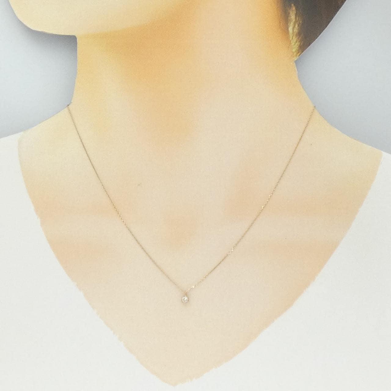 4゜C ダイヤモンド ネックレス