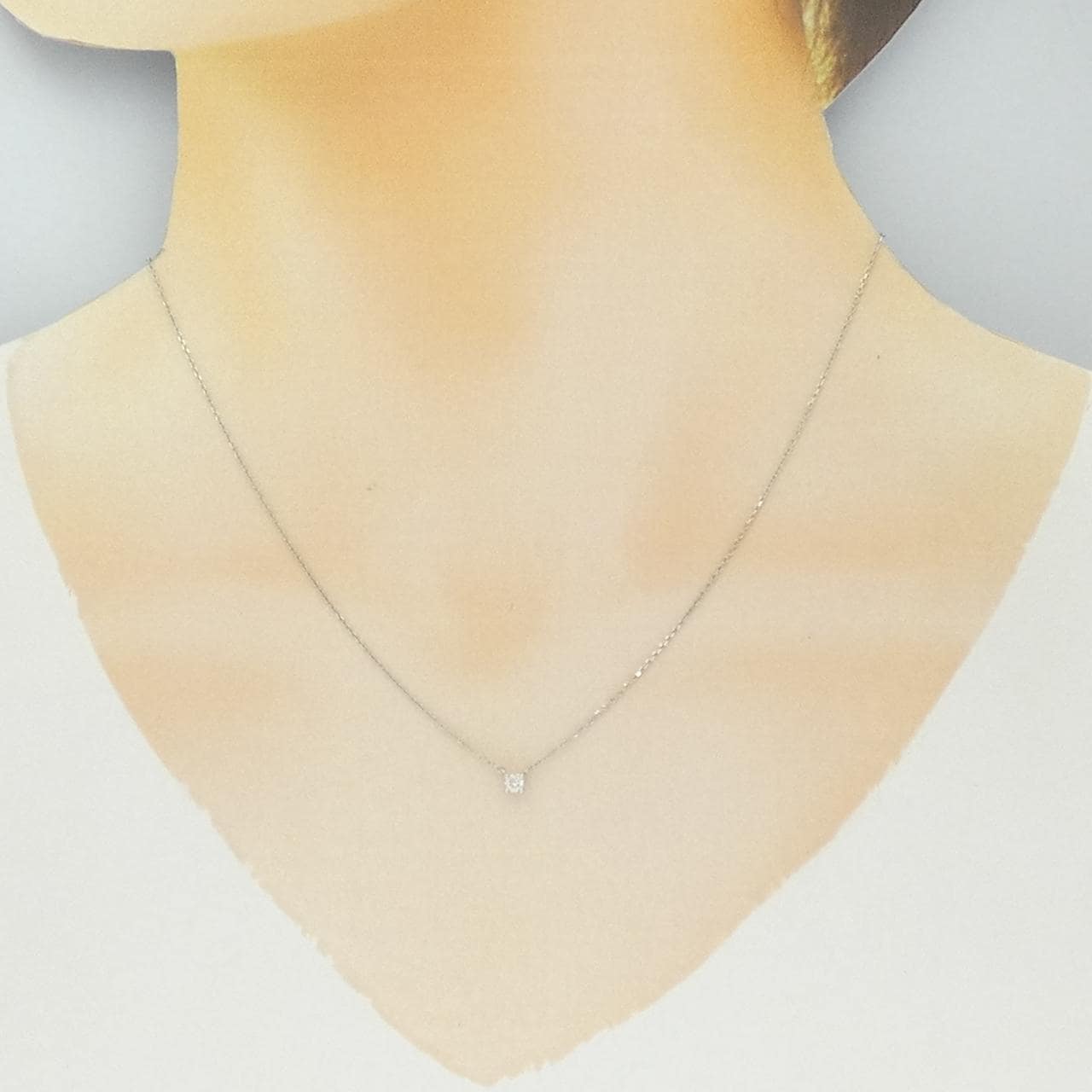 スタージュエリー ダイヤモンド ネックレス 0.08CT