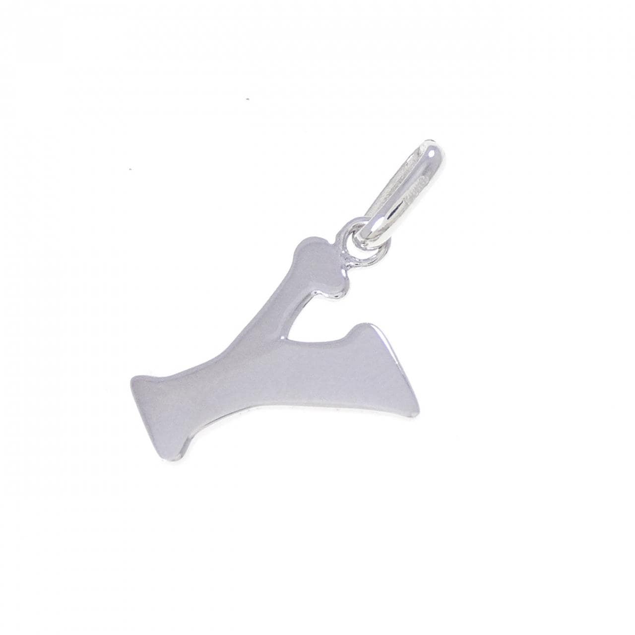 K18WG イニシャルY ペンダント