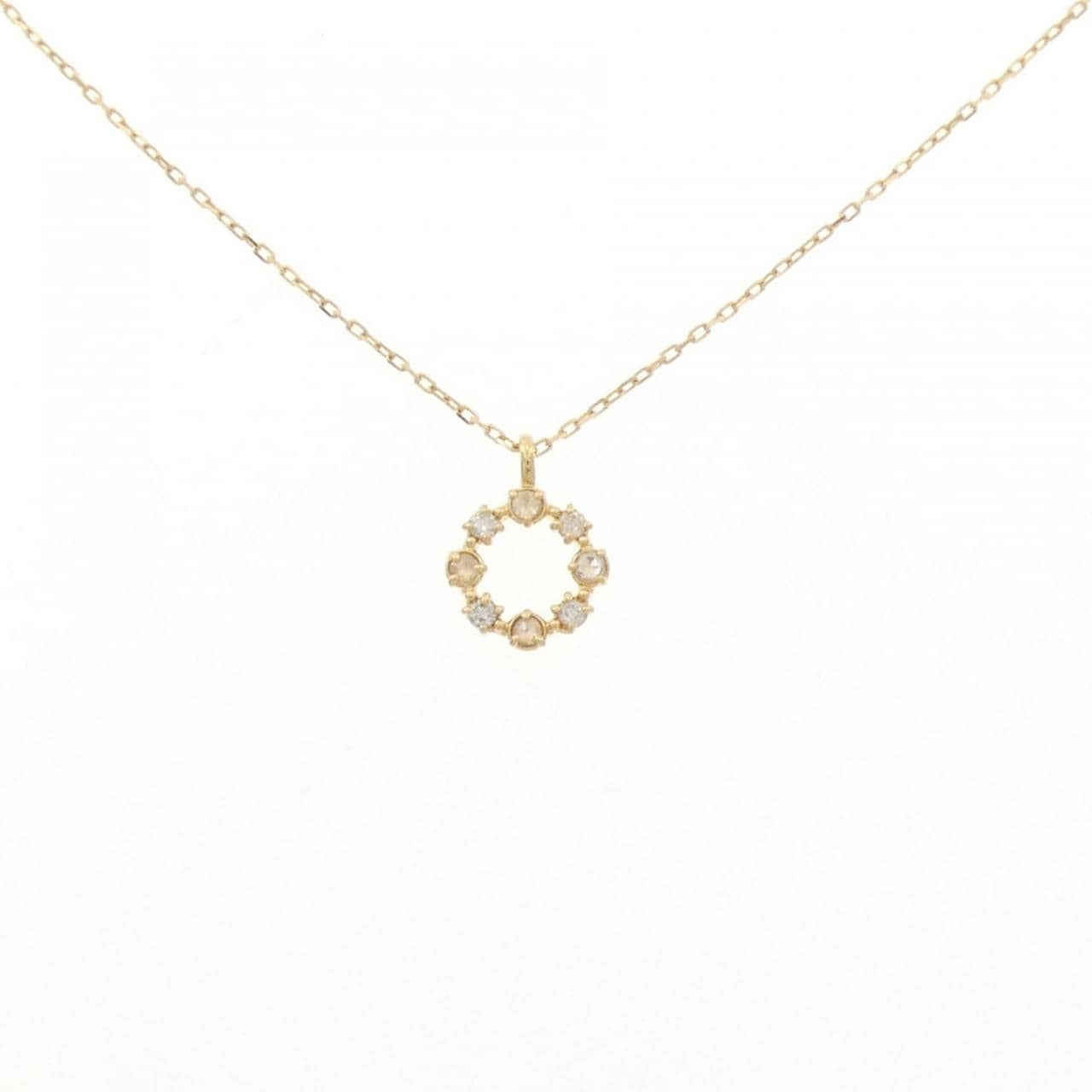 アガット ダイヤモンド ネックレス 0.05CT