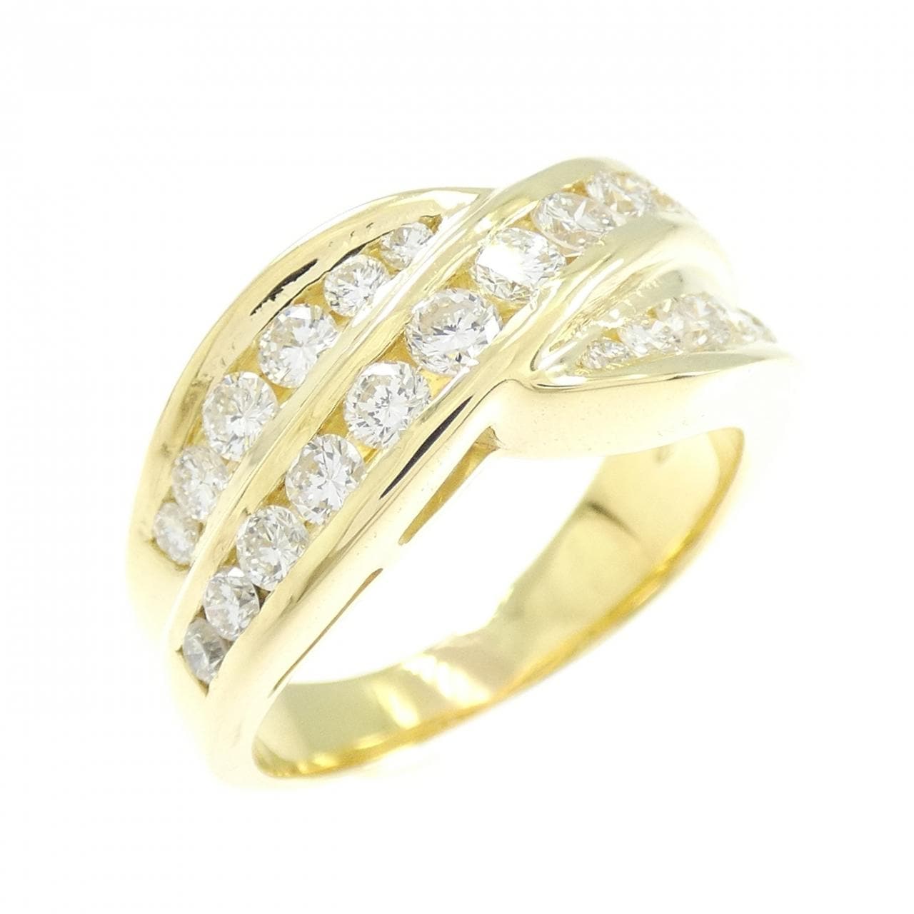 750YG ダイヤモンド リング 1.23CT