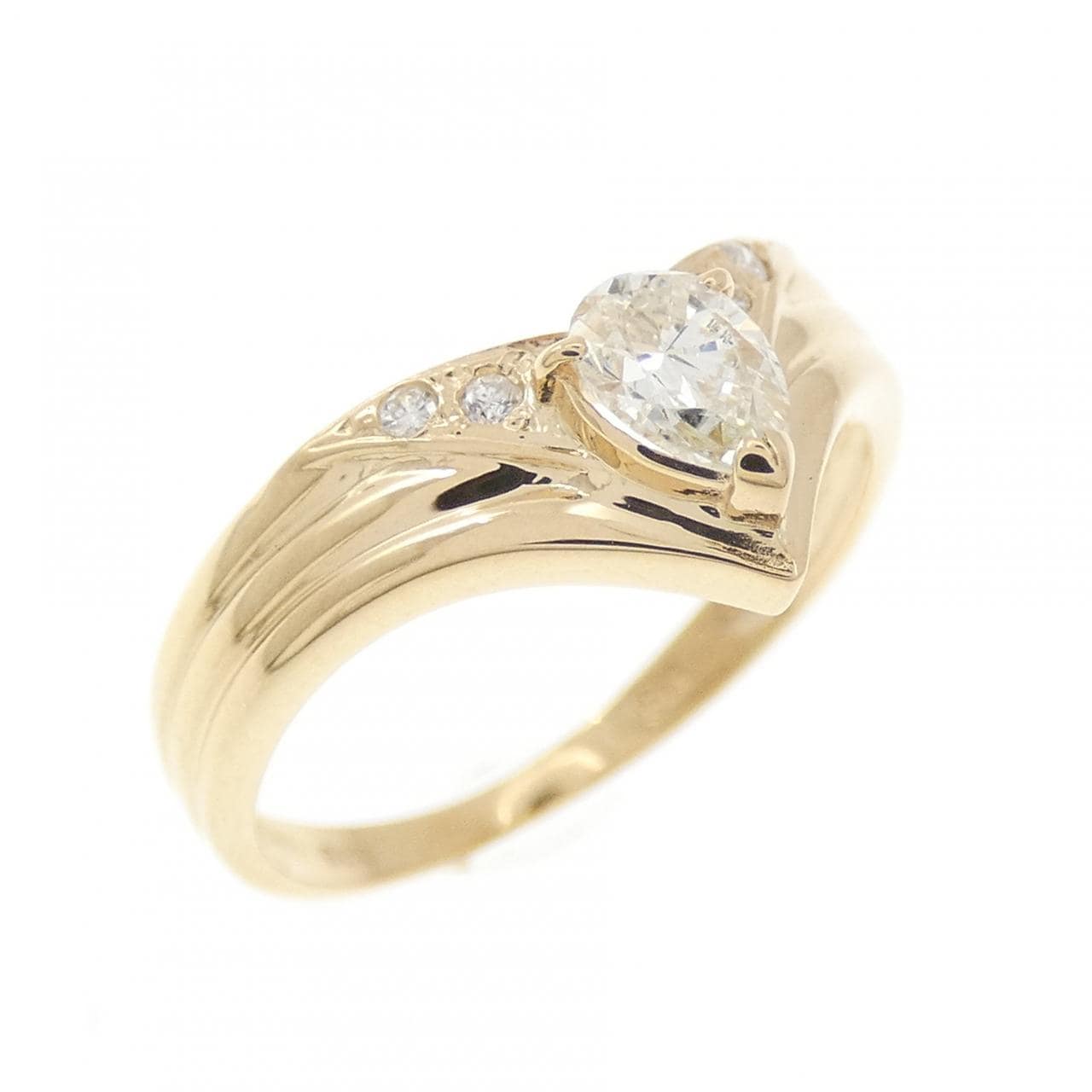 K18YG ダイヤモンド リング 0.23CT